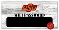 Oklahoma State Cowboys 6" x 12" Wifi Password Sign