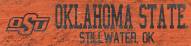 Oklahoma State Cowboys 6" x 24" Team Name Sign