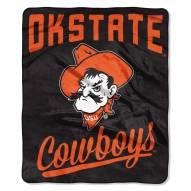 Oklahoma State Cowboys Alumni Raschel Throw Blanket