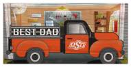 Oklahoma State Cowboys Best Dad Truck 6" x 12" Sign