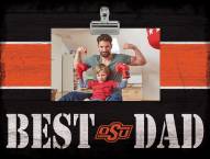 Oklahoma State Cowboys Best Dad Clip Frame