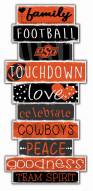 Oklahoma State Cowboys Celebrations Stack Sign