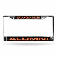 Oklahoma State Cowboys Chrome Alumni License Plate Frame