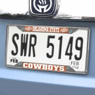 Oklahoma State Cowboys Chrome Metal License Plate Frame