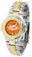 Oklahoma State Cowboys Competitor Two-Tone AnoChrome Women's Watch