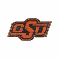 Oklahoma State Cowboys Distressed Logo Cutout Sign