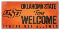Oklahoma State Cowboys Fans Welcome Sign