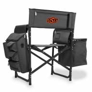 Oklahoma State Cowboys Gray/Black Fusion Folding Chair