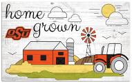 Oklahoma State Cowboys Home Grown 11" x 19" Sign