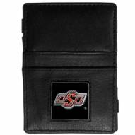 Oklahoma State Cowboys Leather Jacob's Ladder Wallet
