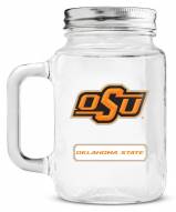 Oklahoma State Cowboys Mason Glass Jar
