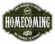 Oklahoma State Cowboys OHT Homecoming 12" Tavern Sign