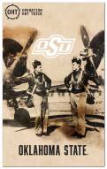 Oklahoma State Cowboys OHT Twin Pilots 11" x 19" Sign