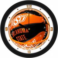 Oklahoma State Cowboys Slam Dunk Wall Clock