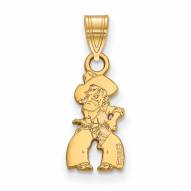 Oklahoma State Cowboys Sterling Silver Gold Plated Small Pendant