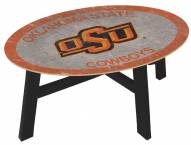 Oklahoma State Cowboys Team Color Coffee Table