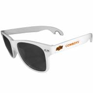 Oklahoma State Cowboys White Beachfarer Bottle Opener Sunglasses