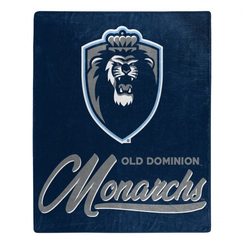 Old Dominion Monarchs Signature Raschel Throw Blanket