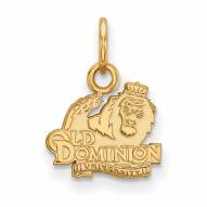 Old Dominion Monarchs Sterling Silver Gold Plated Extra Small Pendant