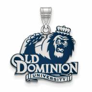 Old Dominion Monarchs Sterling Silver Large Enameled Pendant