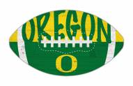 Oregon Ducks 12" Football Cutout Sign