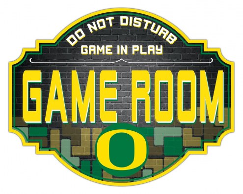 Oregon Ducks 12&quot; Game Room Tavern Sign