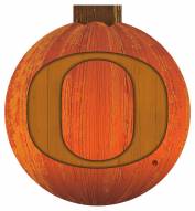 Oregon Ducks 12" Halloween Pumpkin Sign