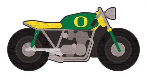 Oregon Ducks 12&quot; Motorcycle Cutout Sign
