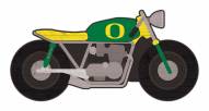 Oregon Ducks 12" Motorcycle Cutout Sign