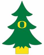 Oregon Ducks 12" Team Color Desktop Tree