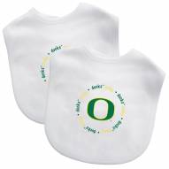 Oregon Ducks 2-Pack Baby Bibs
