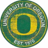 Oregon Ducks 24" Heritage Logo Round Sign