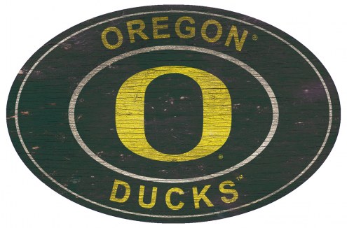 Oregon Ducks 46&quot; Heritage Logo Oval Sign