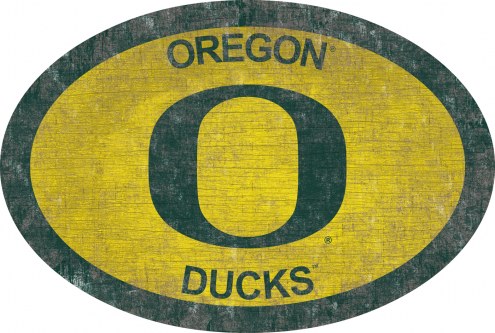 Oregon Ducks 46&quot; Team Color Oval Sign