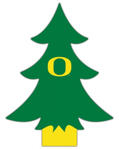 Oregon Ducks 6&quot; Team Color Desktop Tree