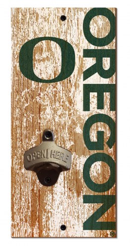 Oregon Ducks 6&quot; x 12&quot; Distressed Bottle Opener