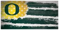 Oregon Ducks 6" x 12" Flag Sign