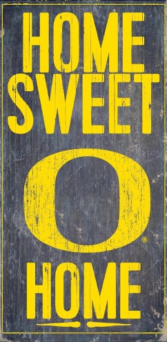 Oregon Ducks 6&quot; x 12&quot; Home Sweet Home Sign