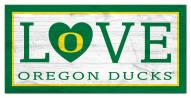 Oregon Ducks 6" x 12" Love Sign