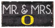 Oregon Ducks 6" x 12" Mr. & Mrs. Sign