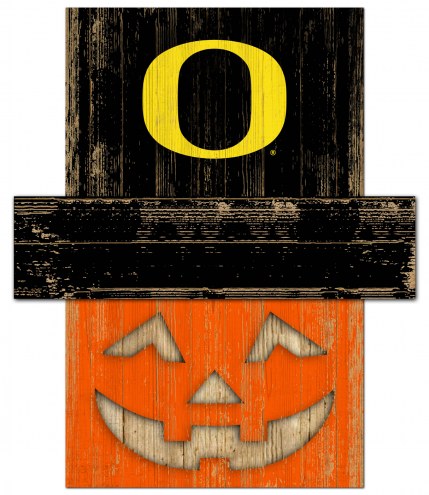 Oregon Ducks 6&quot; x 5&quot; Pumpkin Head