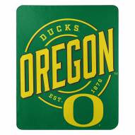Oregon Ducks Campaign Fleece Throw Blanket