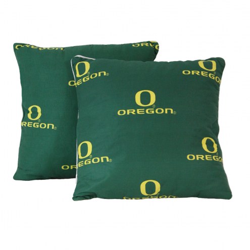 Oregon Ducks Decorative Pillow Set