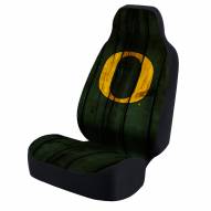 Oregon Ducks Distressed Wood Universal Bucket Car Seat Cover