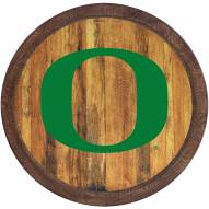 Oregon Ducks "Faux" Barrel Top Sign