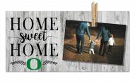 Oregon Ducks Home Sweet Home Clothespin Frame
