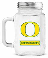 Oregon Ducks Mason Glass Jar
