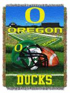 Oregon Ducks NCAA Woven Tapestry Throw / Blanket