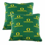 Oregon Ducks Outdoor Decorative Pillow Set