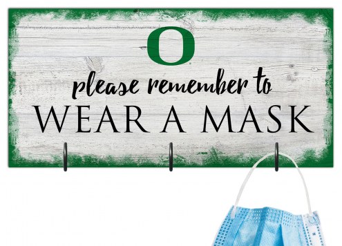 Oregon Ducks Please Wear Your Mask Sign